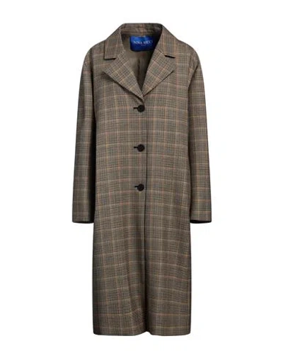 Nina Ricci Woman Coat Sand Size 10 Wool In Beige