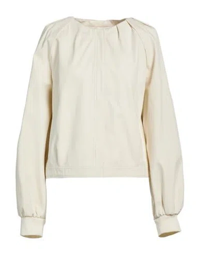 Nina Ricci Woman Jacket Ivory Size 6 Cotton In White
