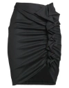 Nina Ricci Woman Mini Skirt Black Size 8 Wool