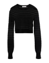 Nina Ricci Woman Sweater Black Size L Viscose, Polyamide In Black