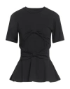 Nina Ricci Woman T-shirt Black Size S Cotton