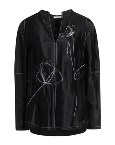 Nina Ricci Woman Top Black Size 8 Viscose