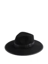 Nina Ricci Wool Fedora Hat In Black