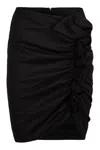 Nina Ricci Mini Skirt In Black