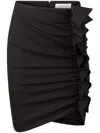 Nina Ricci Mini Skirt In Black