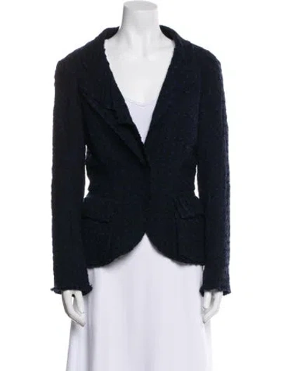 Pre-owned Nina Ricci Wool Printed Blazer In Multi