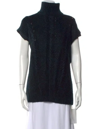 Pre-owned Nina Ricci Wool Turtleneck Sweater In Black