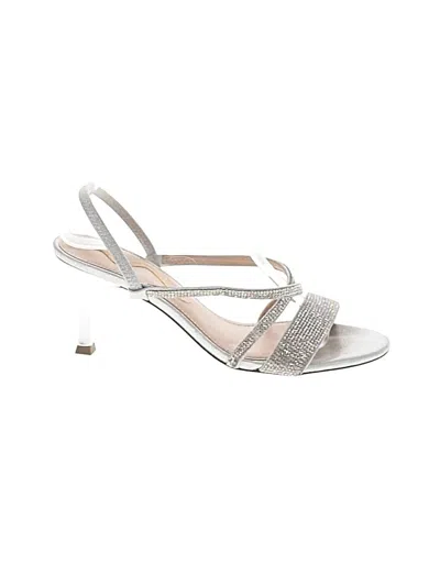 Pre-owned Nina Sandals In Silver