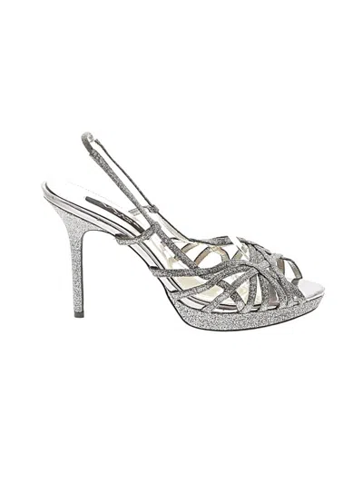 Pre-owned Nina Sandals In Silver