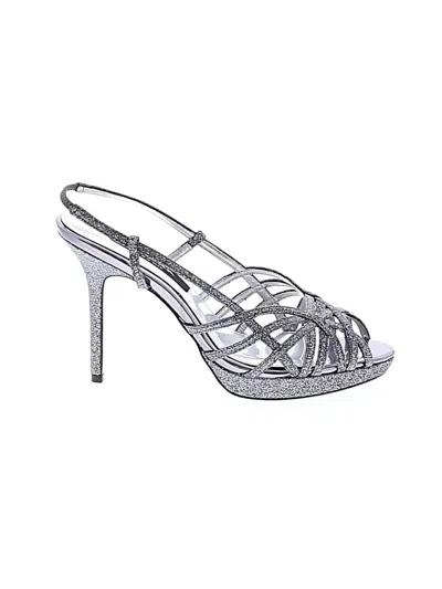 Pre-owned Nina Sandals In Silver