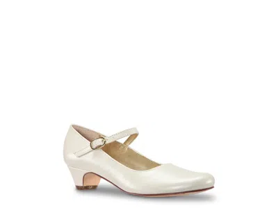 Nina Seeley Mary Jane Pump Kids' In Pearly Beige