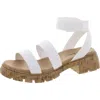 Nina Seri Womens Slip On Ankle Strap In Multi