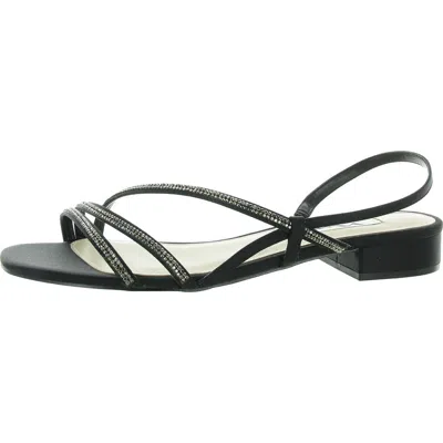 NINA SKYLEE WOMENS SLIP ON ROUND TOE STRAPPY SANDALS
