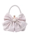 Nina Small Bow Frame Crossbody Bag In Ivory