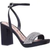 Nina Sofina Ankle Strap Platform Sandal In Animal Print