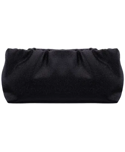 Nina Soft Facile Thea Medium Frame Clutch Handbag In Black