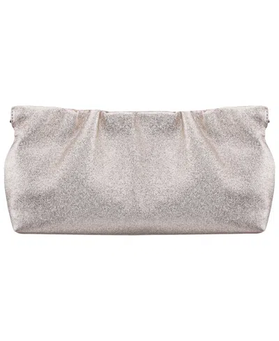 Nina Soft Facile Thea Medium Frame Clutch Handbag In Neutral