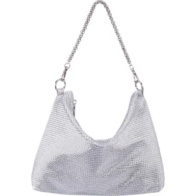 Nina Soho Shoulder Bag In Silver