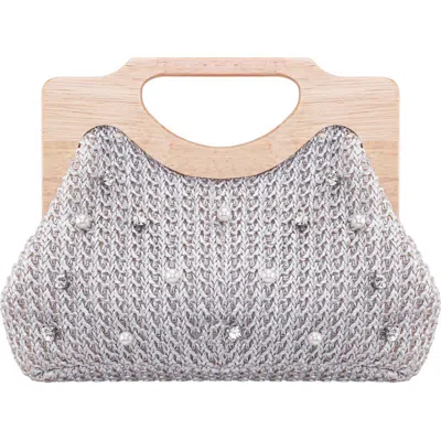 Nina Solei Clutch In Silver