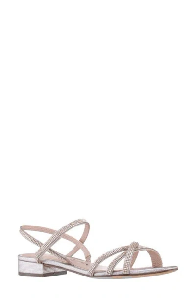 Nina Sonja Slingback Sandal In Silver