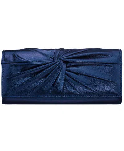 Nina Spirit Flap Small Clutch Handbag In Blue