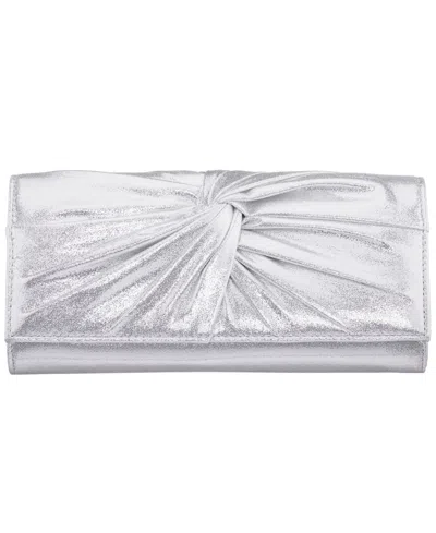 Nina Spirit Flap Small Clutch Handbag In Silver