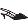 Nina Stella Slingback Pointed Toe Pump In Black