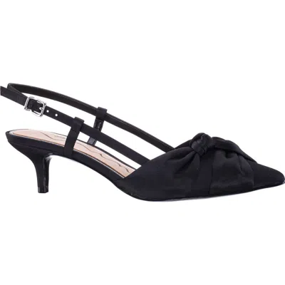 Nina Stella Slingback Pointed Toe Pump In Black