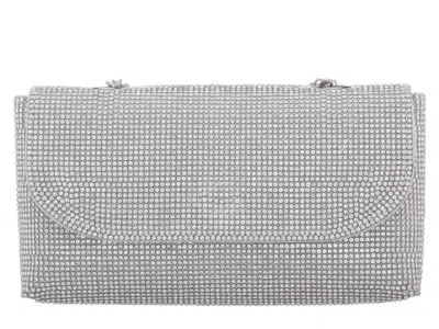 Nina Syndi Crossbody Bag In Silver Metallic