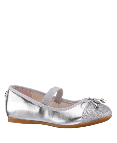 Nina Kids' Toddler And Little Girls Casual Ballet Flats In Silver