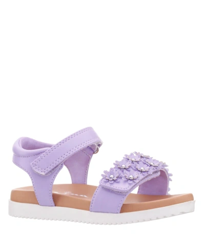Nina Kids' Toddler Girls Comfort Sandals In Purple