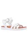 Nina Girls' Lacey Strappy Sandals - Toddler, Little Kid, Big Kid In White Tumbled