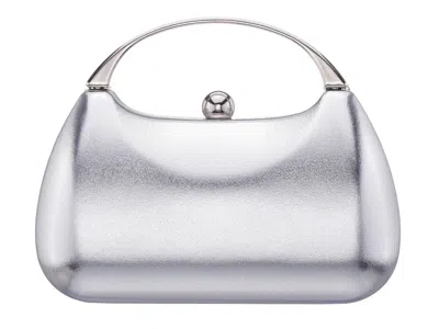 Nina Tory Clutch In Silver