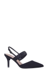 Nina Trista Pointed Toe Slingback Pump In Blue