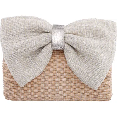 Nina Tula Clutch In White