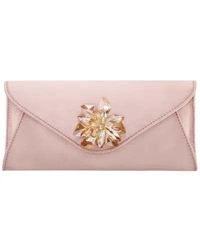 Nina Twila Crystal Cluster Small Clutch Handbag In Pink