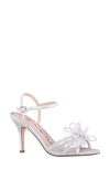 Nina Vayda Ankle Strap Sandal In Silver