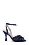 Nina Vida Ankle Strap Sandal In New Navy