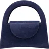 Nina Vixen Crystal Embellished Handbag In Navy