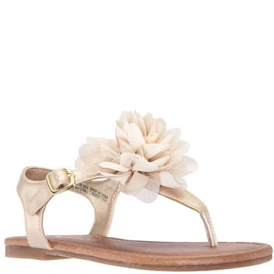 Nina Women's Anaya Thong Sandals In Rose Gold Metal In Neutral