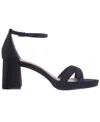 Nina Women's Berneta Block Heel Platform Sandal In Black