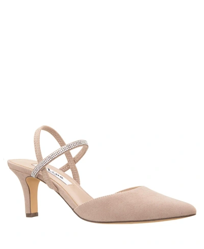 Nina Women's Billie Slingback Evening Pumps In Alamo Tan