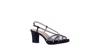 Nina Summer Slingback Platform Sandal In Navy