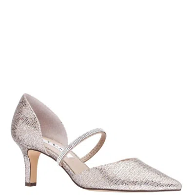 Nina Women's Brystol Sandals In Champagne In Silver