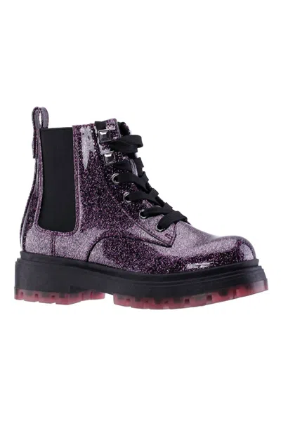 Nina Women's Colette Boots In Black-pink Glitter In Multi