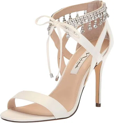 Nina Women's Collina Luster Crystal Heels In Ivory
