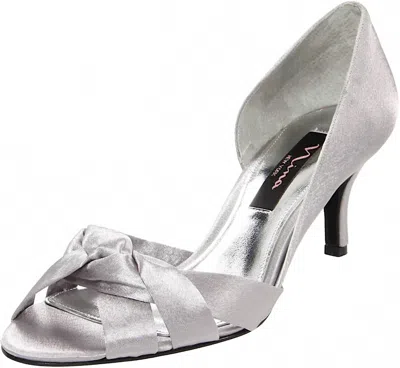 Nina Women's Crista Heel In Royal Silver