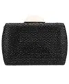 Nina Women's Crystal Minaudiere In Black
