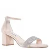 Nina Women's Eloise Heels In Tan Glam Suede In Neutral
