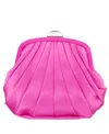 Nina Women's Quilted Art Deco Frame Bag In Ultra Pink